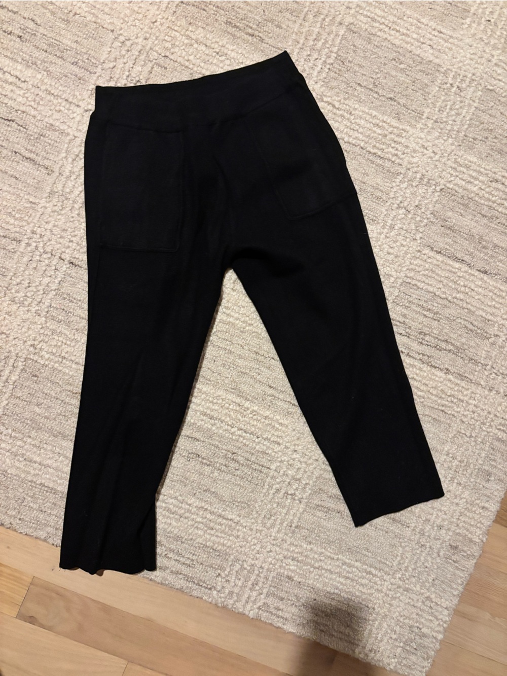 Zara Black Knit Lounge Pants